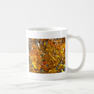 Herbstblätter Gold Geschenke Bekleidung Sammelobje Tasse