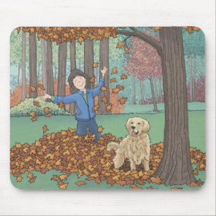 Herbstblätter - Herbst Erinnerungen Mousepad