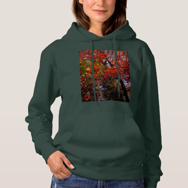 Herbstblätter Hoodie (Vorderseite)