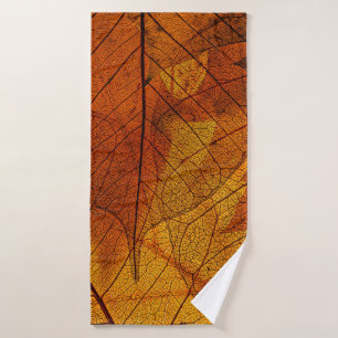 Herbstblätter im Detail Herbst,Hintergrund,Beaut Badehandtuch