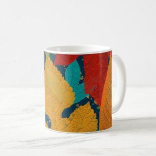 Herbstblätter Kaffeetasse