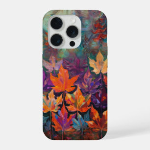 Herbstblätter-Kaskade, farbenfrohes Herbstdesign iPhone 15 Pro Hülle