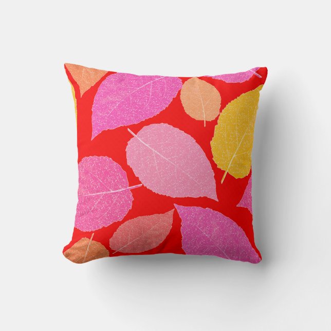 Herbstblätter. Kissen (Vorderseite)