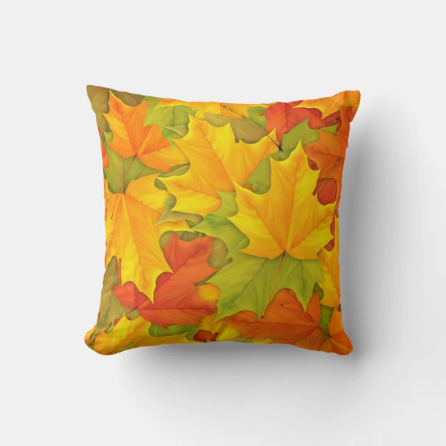 Herbstblätter Kissen (Vorderseite)
