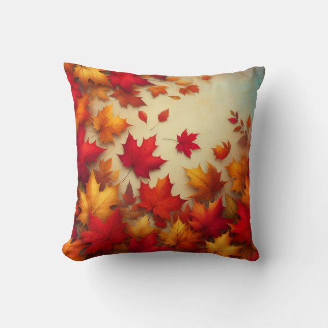 Herbstblätter Kissen (Vorderseite)