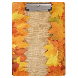 Herbstblätter Klemmbrett