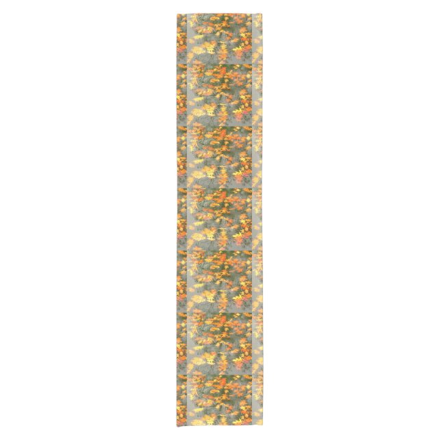 Herbstblätter Kurzer Tischläufer (Vorderseite)