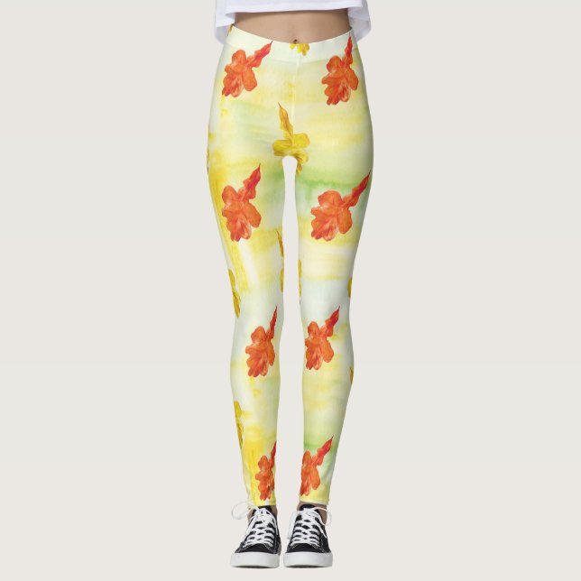 Herbstblätter Leggings (Vorderseite)