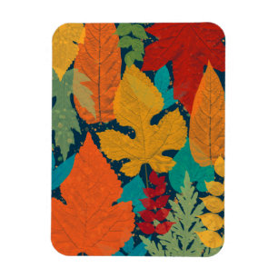 Herbstblätter Magnet