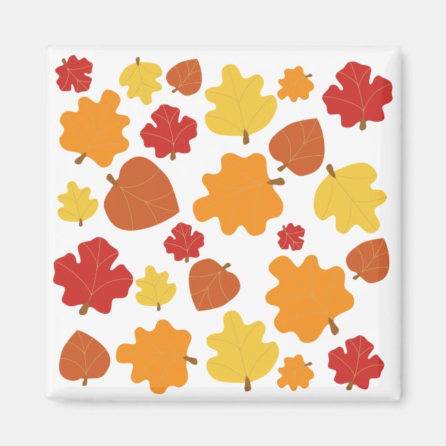 Herbstblätter Magnet (Vorne)