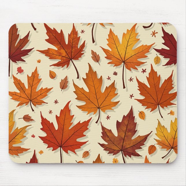 Herbstblätter Mousepad (Vorne)