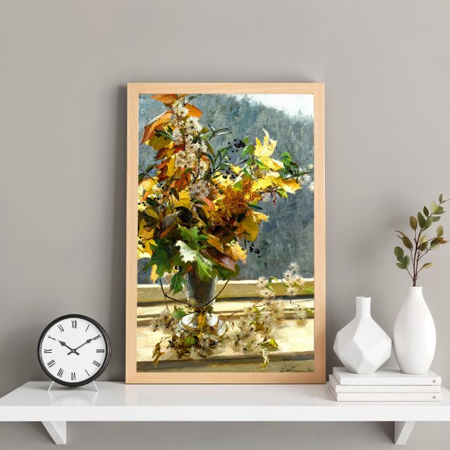 Herbstblätter, Olga Wisinger-Florian-Poster Poster (Von Creator hochgeladen)