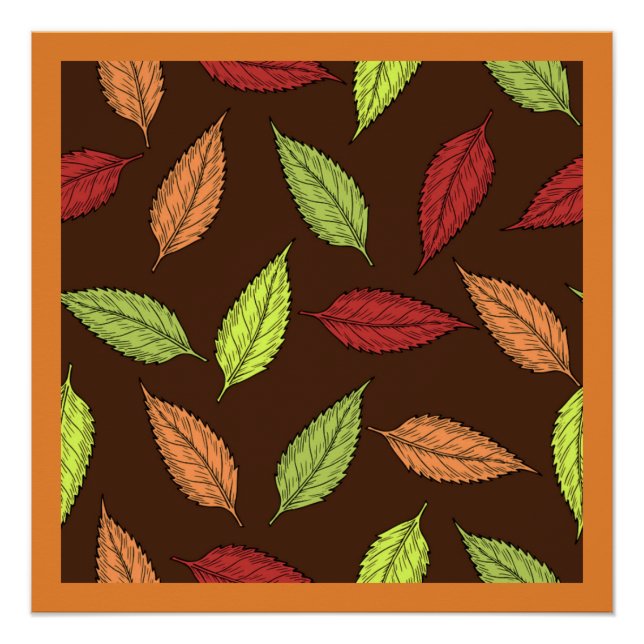 HERBSTBLÄTTER POSTER (Vorderseite)