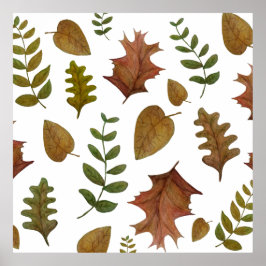 Herbstblätter Poster