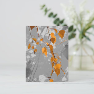 Herbstblätter Postkarte