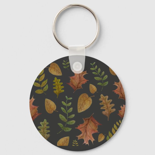 Herbstblätter Schlüsselanhänger (Vorderseite)