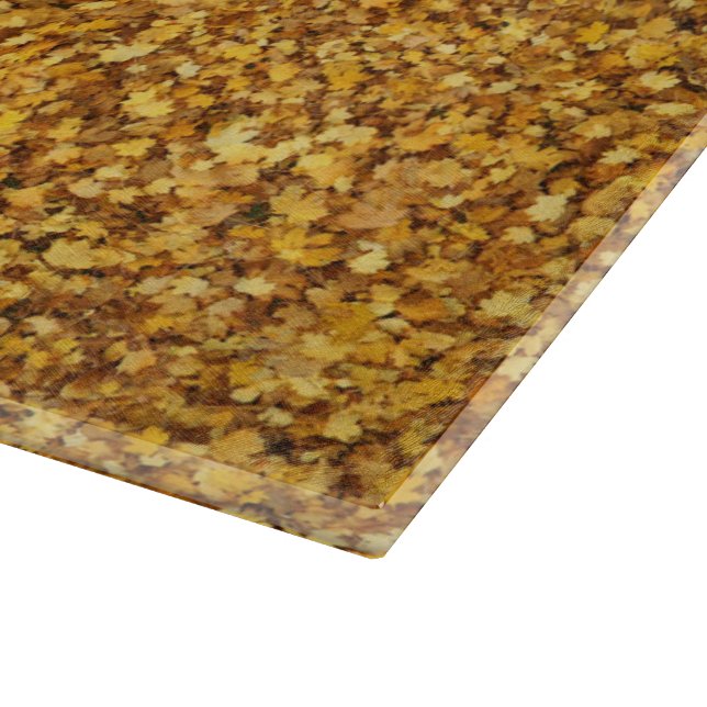 Herbstblätter Schneidebrett (Ecke)