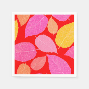 Herbstblätter. Serviette