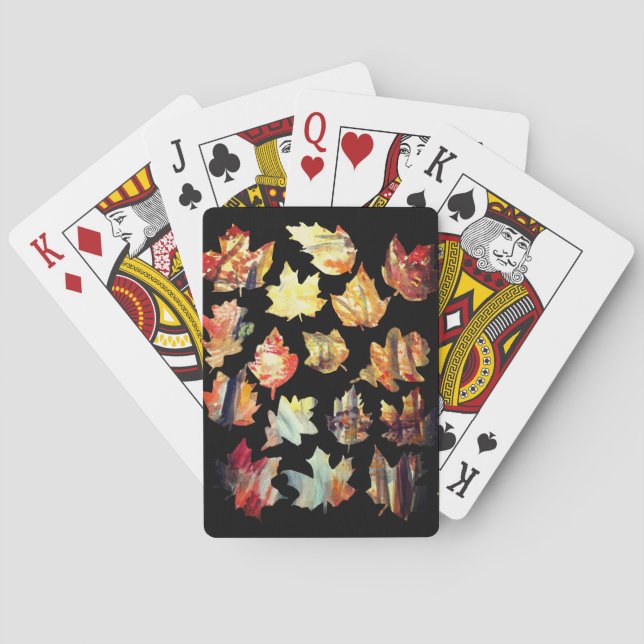 Herbstblätter Spielkarten (Rückseite)