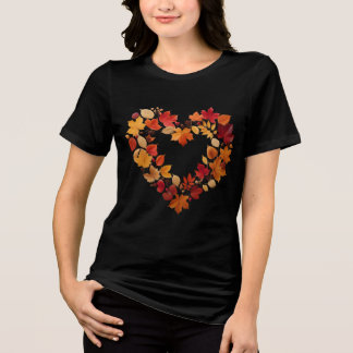 Herbstblätter Tri-Blend Shirt