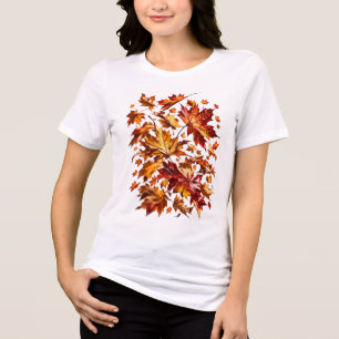 Herbstblätter Tri-Blend shirt
