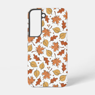 Herbstblätter- und Eicheln-Muster Samsung Galaxy Hülle