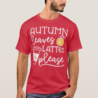 Herbstblätter und Latten Bitte Pumpkin Gewürzhalle T-Shirt