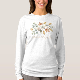 Herbstblätter und Mahjong-Brise Vintage T-Shirt