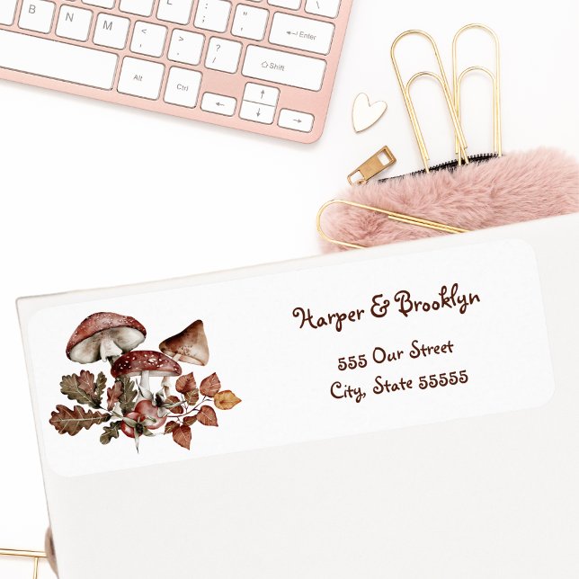 Herbstblätter und Pilze Rustikales Wald (Von Creator hochgeladen)