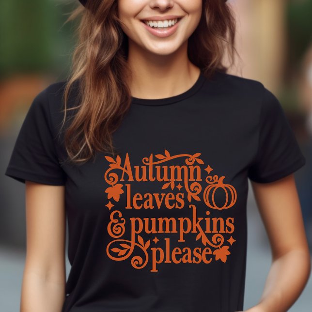 Herbstblätter und Pumpkins Bitte fallen Tri-Blend Shirt (Von Creator hochgeladen)