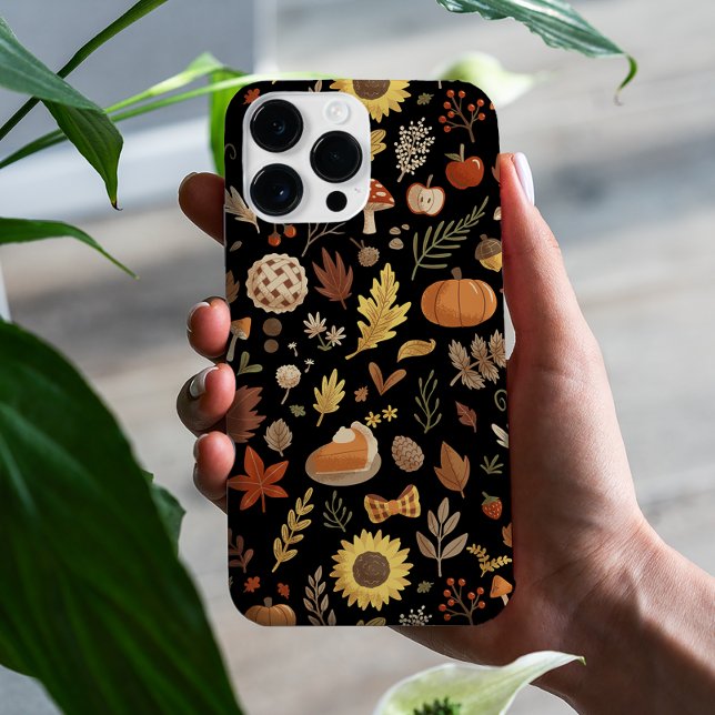 Herbstblätter und Pumpkins-Erntedank Case-Mate iPhone Hülle (Von Creator hochgeladen)