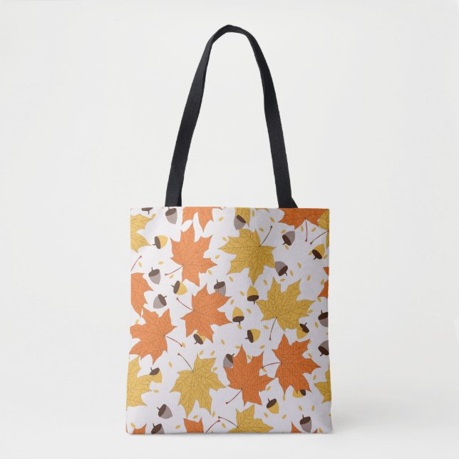 Herbstblätter, Vintages nahtloses Design. (Vorderseite)
