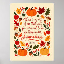 Herbstblätter Zitat