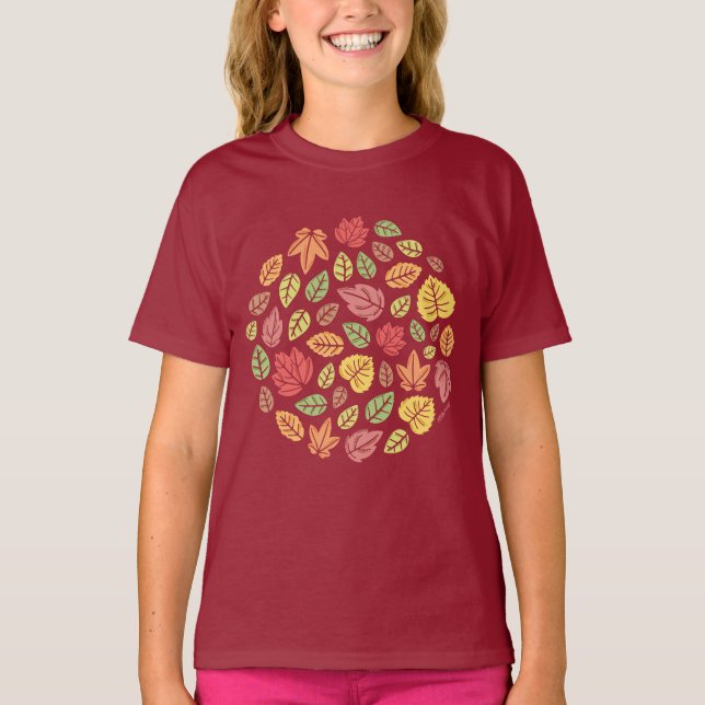 Herbstblättern T-Shirt (Vorderseite)