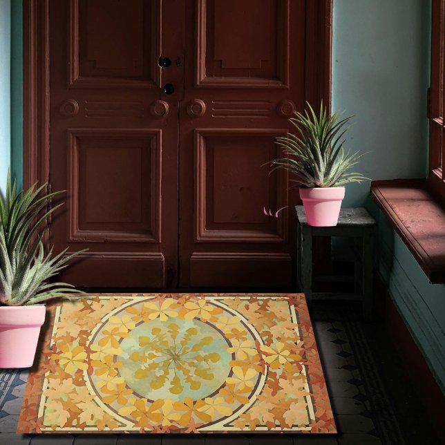 Herbstblätterung durch A. Mucha -1902 Fußmatte (Von Creator hochgeladen)