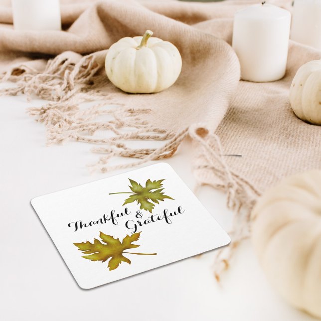 Herbstblätterung Erntedank Rechteckiger Pappuntersetzer (Von Creator hochgeladen)