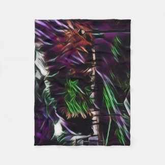 Herbstblätterung im Park Fleecedecke