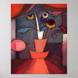 Herbstblume (1922) von Paul Klee Poster
