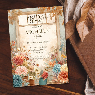Herbstblume Garten Bridal Dusche Einladung