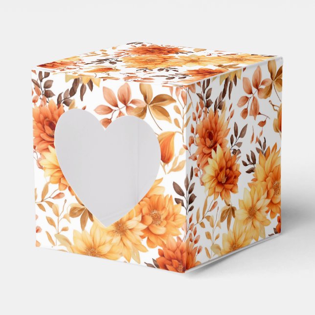 Herbstblumen Gefälligkeitsbox Geschenkschachtel (Vorderseite)