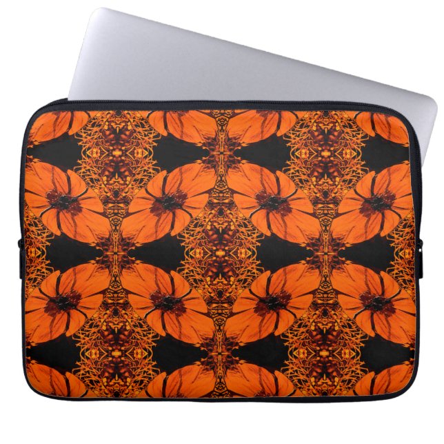 Herbstblumenanordnung...... Laptopschutzhülle (Vorderseite)