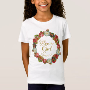Herbstblumenblumenblumenblume Gastgeschenk Hochzei T-Shirt