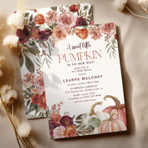 Herbstblüten 'ein kleiner Kürbis' Babyparty