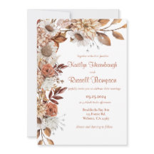 Herbstblüteneinladung