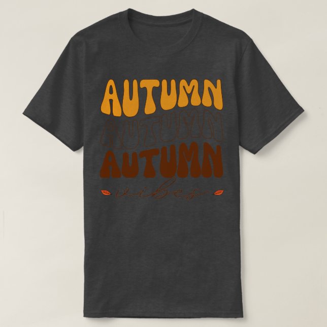 Herbstblütensaison T-Shirt (Design vorne)