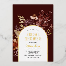 Herbstbogen Brautparty Einladung