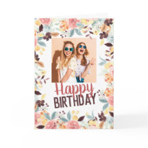 Herbstboho blumenfreudige Geburtstagsfeier Foto