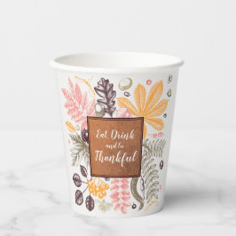 Herbstbotanikum Pappbecher