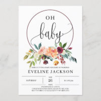 Herbstbrunnen mit Blumenkranz einladen