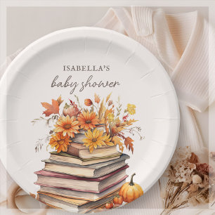 Herbstbuch   Babyparty Pappteller
